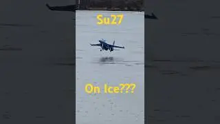 FlyFans Su27 Landing #rcplane