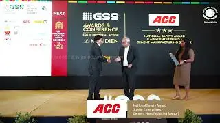 ACC Limited, the cement & building materials company of Adani Cement won the National Safety Award