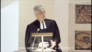 Jésus enseignait avec « exousia » (autorité ?)  (Marc 1:21-28)
