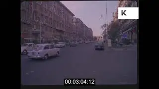 1960s, 1970s Rome City Scenes, Street Scenes, HD from 35mm