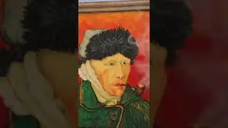 AR of Self-potrait with Bandaged Ear#gogh#potrait#ar#augmented