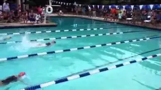 Holland swimming 5/31/2012 - first heat win