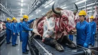 Inside The Modern Bison Leather Factory: From Raw Hide To Premium Fashion (Full Process)