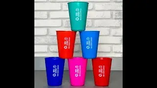 ALLEGRA - COPOS 250ML / 400ML  - SEU LOGO AQUI