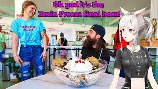 This should be called the Brain Freeze challenge! || Beardmeatsfood react