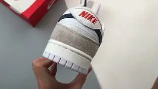 Nike Dunk Low White Neutral Grey Midnight Navy