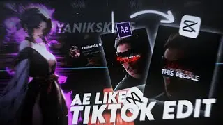 YANIKSKAS Like Famous AE Tiktok edit in CAPCUT | Capcut tutorial #capcuttutorial
