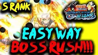 NARUTO BLAZING S RANK BOSS RUSH (EASY WAY)
