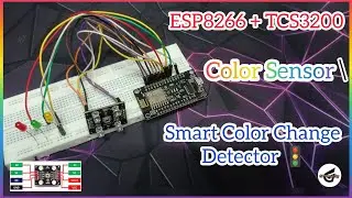 🤯 Color Detection Project using ESP8266 & TCS3200 | IoT Magic!