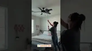 How to Clean a Dirty Bedroom | Ceiling Fan Cleaning without Ladder  |  Best Way To Clean Fan