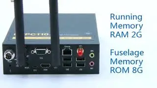 Industrial android embedded computer wireless 3g fanless design