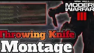 COD Modern Warfare 3 Throwing Knife Montage 2024