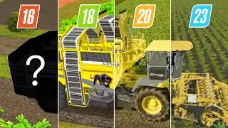 Fs16 vs Fs18 vs Fs20 vs Fs23 | Sugar beet Harvesting | Timelapse |