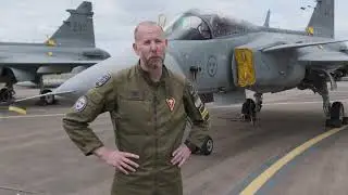 Saab Gripen at Royal International Air Tattoo 2022