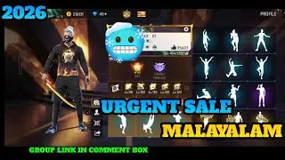 Free Fire Account Sale Malayalam | Rare ID With Bundles 🔥 Cheap Price 2026 