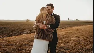 Epic fun couple naturals in front of the camera | Iowa Wedding Video