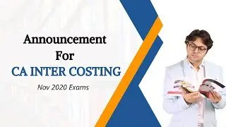 Announcement for CA Inter Students for Nov 20 Exams | CA Puruhsottam Aggarwal