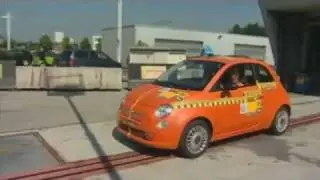 ADAC Vehicle Incompatibility - Take Two (Audi Q7 & Fiat 500 Vs. Moving Deformable Barrier)