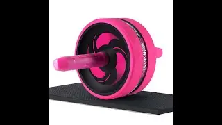 No Noise Ab Wheel Roller With Exercise Mat