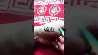 Vidit❤ viral cute name tattoo mehndi design#simple #name #hennatatto #hennatattoodesign....