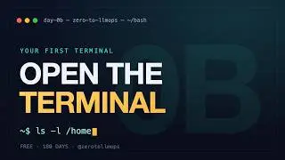 Linux for DevOps — Your First Terminal: Shell, Commands & man | Zero to LLMOps (Day 0B)