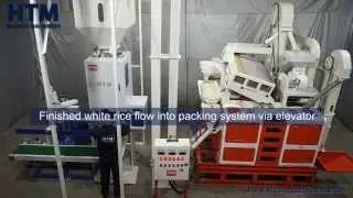 Operation Guide of ZCT1000 Mini Rice Mill  Plant+Packing System -- HTM