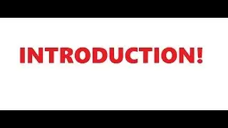 (INTRODUCTION) 