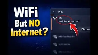 WiFi Connected But No Internet in Windows 10/11 | Easy Fix