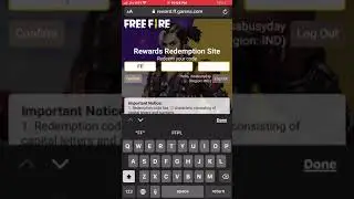 Free Fire FFPL redeem code
