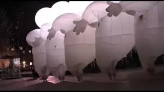 Ninots hinchables y globos de Helio