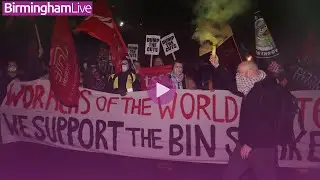 Birmingham bin strike megapicket as third major protest gets underway