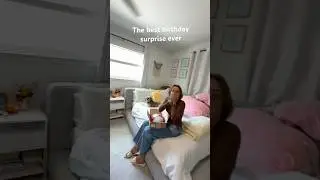 The best birthday surprise ever #birthdaysurprise #bestsurprise #surprisingmom