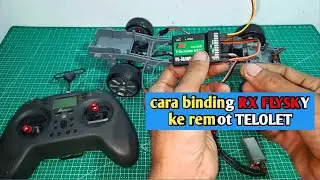 Tutorial cara binding resifer FLYSKY ke remot jumper T lite