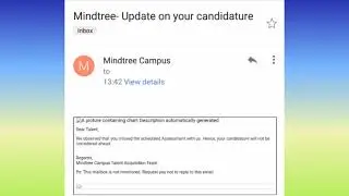 Mindtree Result Latest Update 😱 2021 Mindtree Update your candidature means what can I do must watch
