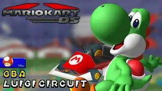 Mario Kart DS - 50cc - Yoshi - Standard MR - GBA Luigi Circuit | Ep. 3515