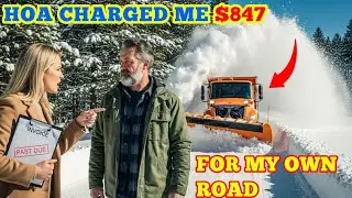 HOA Charged Me $847 For Plowing My Private Road - They Regretted It | HOA Nightmare Story