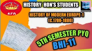 BHI-11 Previous Year Question || History Hon's #osou