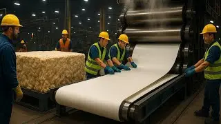 Inside the Paper Processing Factory &ndash; How Wood Pulp Becomes Million-Dollar White Sheets (Full Proces