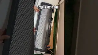 Mitsubishi Pajero | Montero Sports Mesh Grill Unboxing #caraccessories #mesh #grill #modification