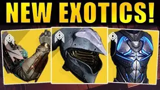 ALL New Exotic Armor! - Gameplay & Mini-Reviews! | Season of the Worthy