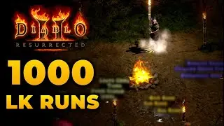 Diablo 2 Resurrected - 1000 Lower Kurast runs - Hunt for Enigma!!