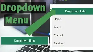 How to create a dropdown menu on hover with CSS
