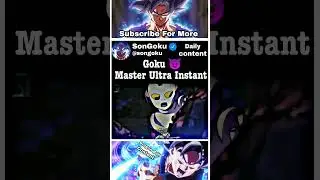 Goku Master Ultra Instant ⚡😈 #dbz #dbs #goku #shorts
