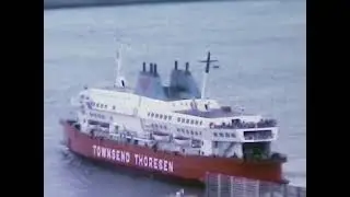 Dover Harbour Channel Traffic in the 1980s