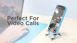 BLACK+DECKER Folding Phone Stand: Perfect for Work, Play, and Travel!📱