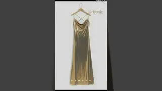Lace up A-line dress  👗                              buy it from comment section