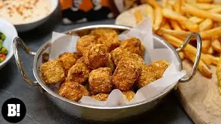 Air Fryer VEGAN CHICKEN In a Basket!