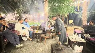 حاجي رنگين و داوود نظاري ‏مع شباب المدينة ￼
