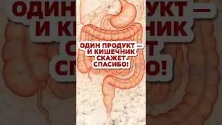 ОДИН ПРОДУКТ &mdash; И КИШЕЧНИК СКАЖЕТ СПАСИБО! #shorts #здоровье #пищеваяглина #каолин #шортс #белаяглина