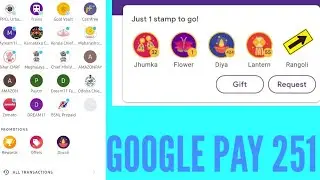 Google pay 251 offer successfull||Diwali offer||251 offer||Rangoli google pay offer